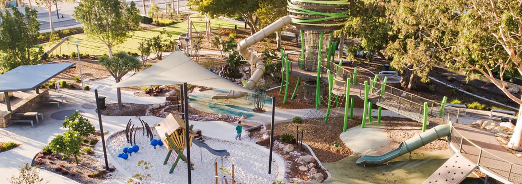 Jungle Park in Whiteman's Edge in Brabham features a high bird's nest for kids