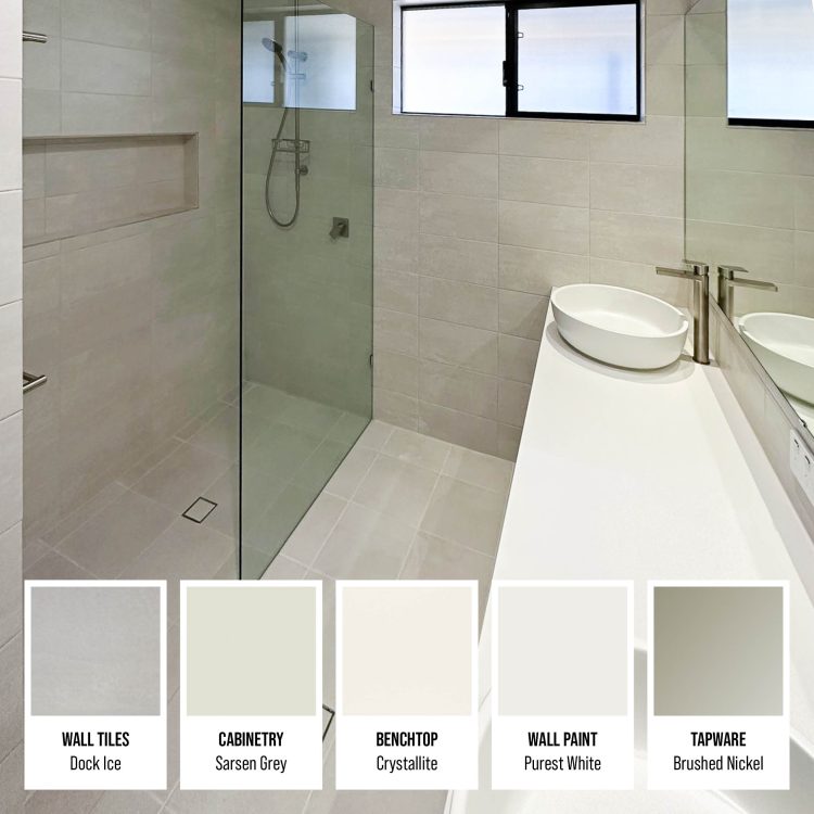 Neutral colour scheme in an ensuite by Move Homes
